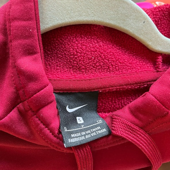 Men’s Small Nike Sweatshirt maroon colored - Picture 3 of 6